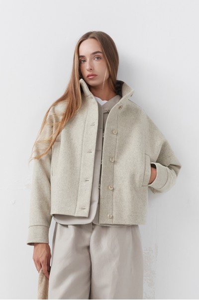 Куртка вовна екрю (КУ 14/1)